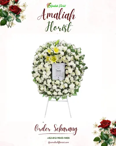 Krans Bunga Duka Cita di Padasari